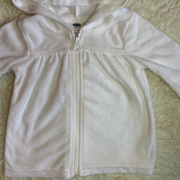 Lightweight baby girl zip up sweater - Picture 2 of 6